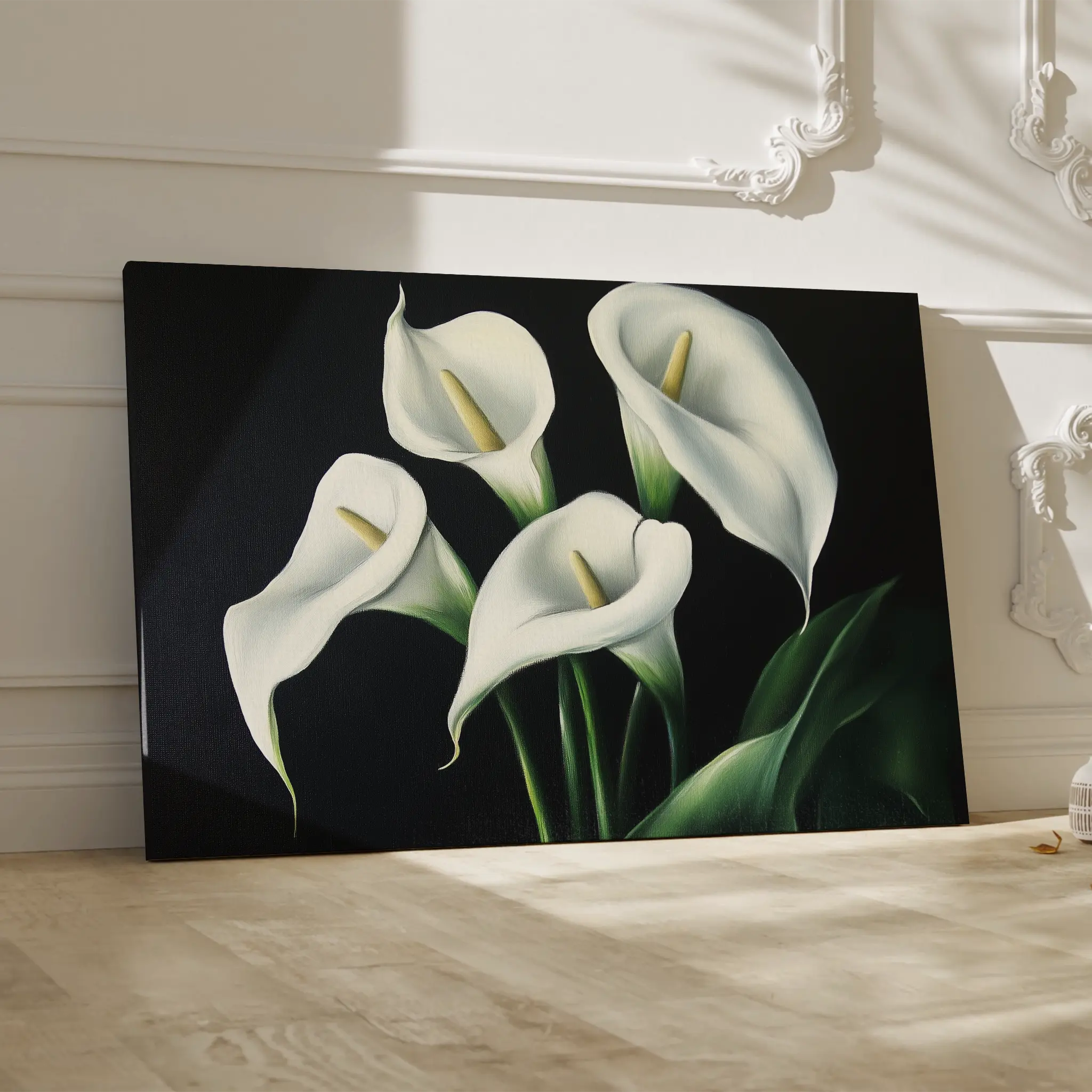 Floral Canvas Wall Art WAD1091-F 90 x 60 cm / Stretched on hidden frame