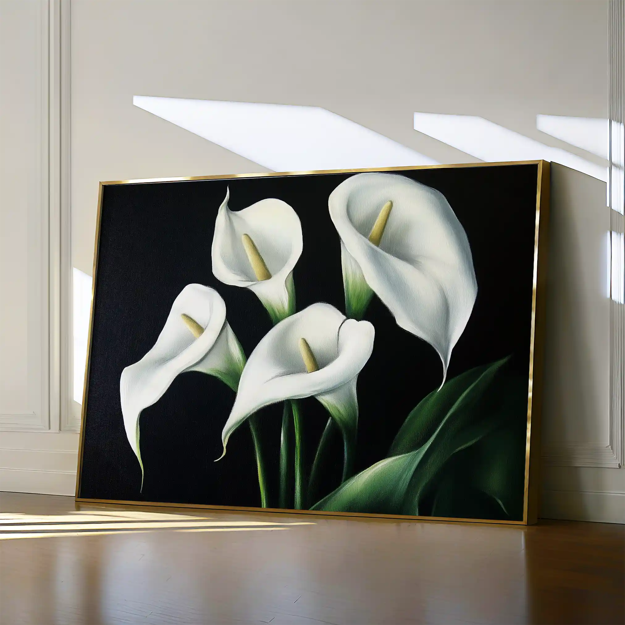 Floral Canvas Wall Art WAD1091-F 90 x 60 cm / Stretched on hidden frame