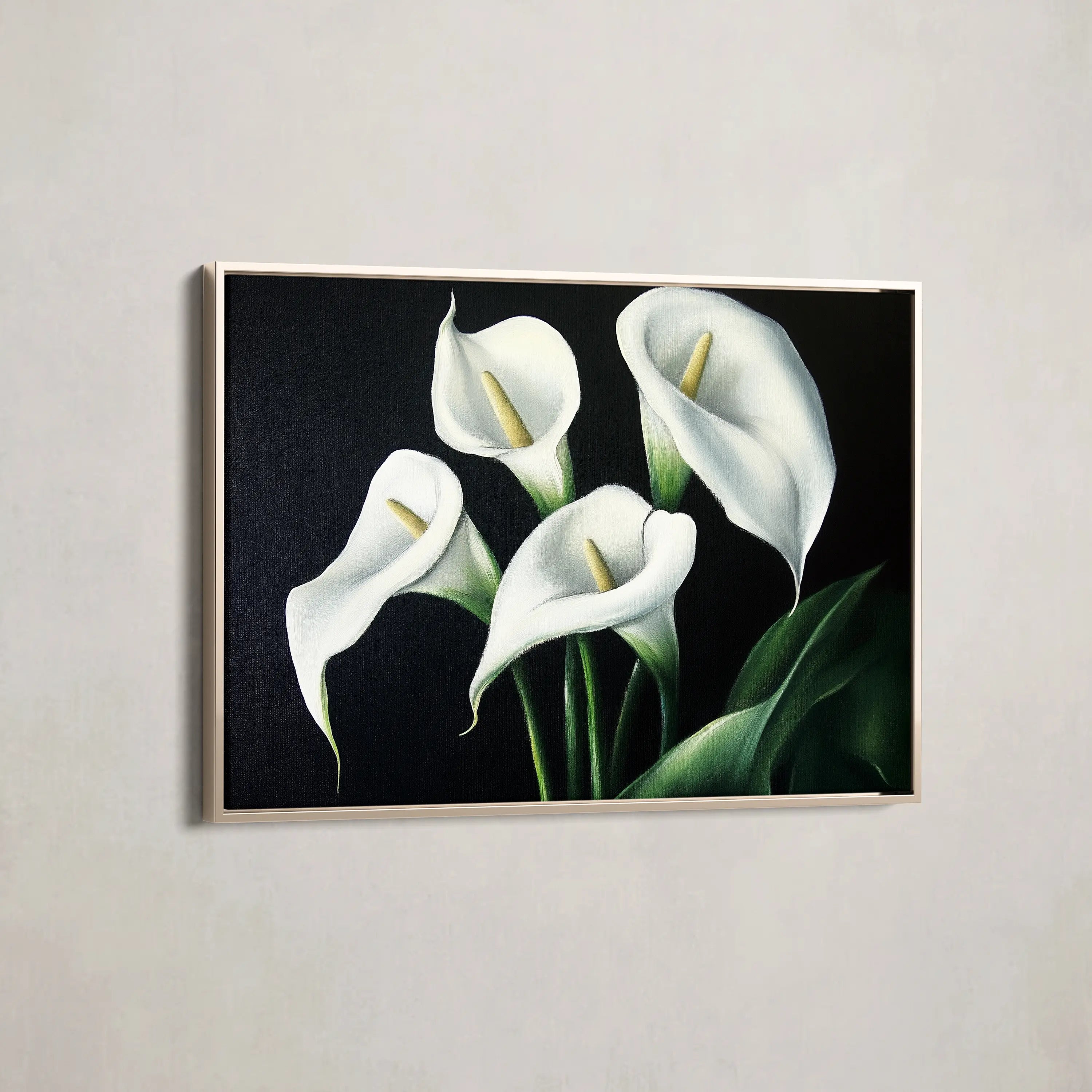 Floral Canvas Wall Art WAD1091-F 90 x 60 cm / Stretched on hidden frame