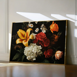 Floral Canvas Wall Art WAD1092-F 90 x 60 cm / Stretched on hidden frame