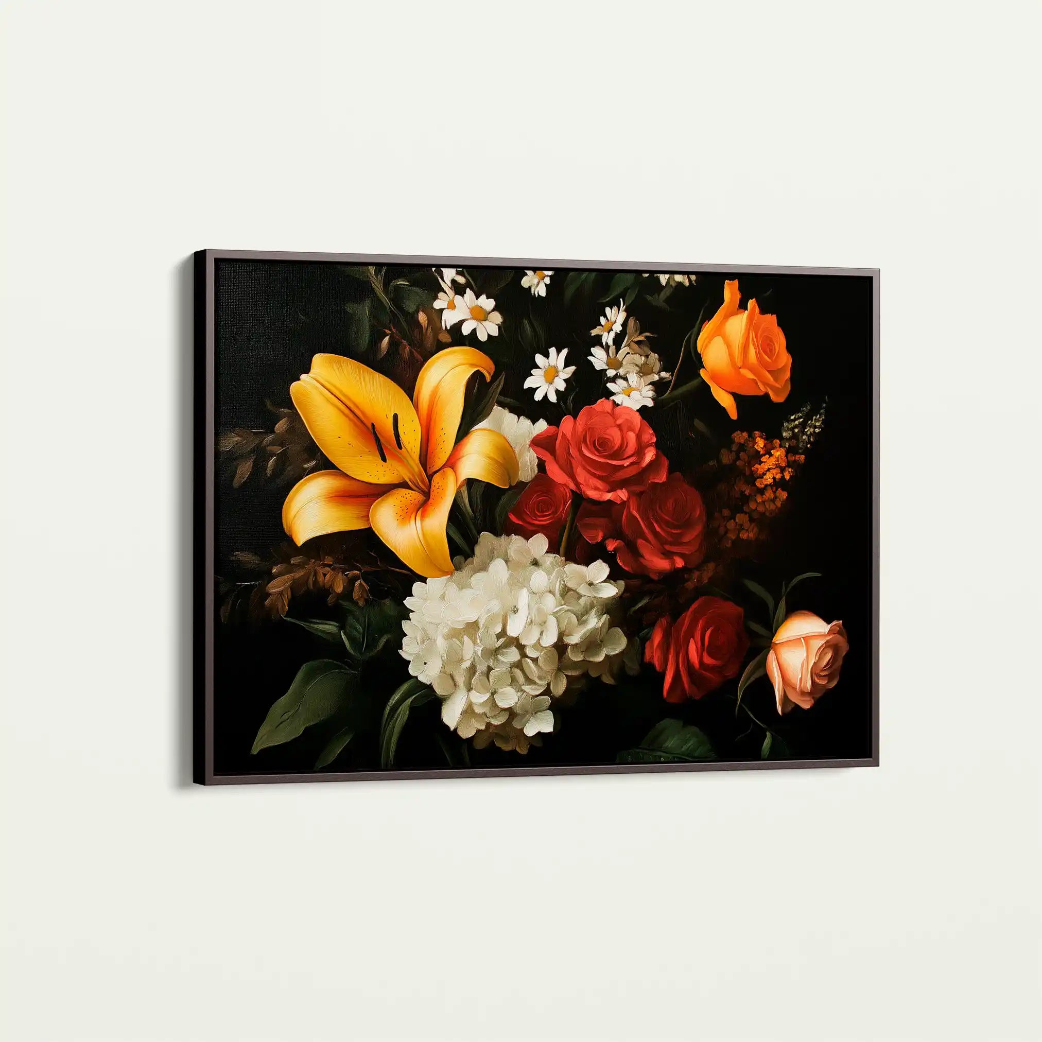 Floral Canvas Wall Art WAD1092-F 90 x 60 cm / Stretched on hidden frame