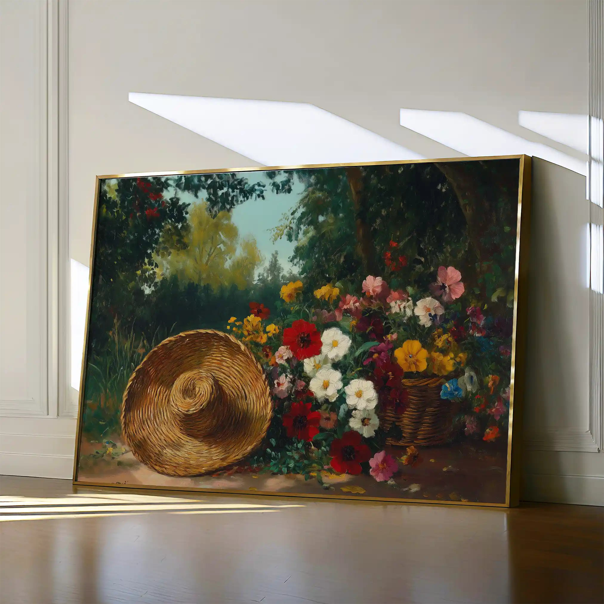 Floral Canvas Wall Art WAD1093-F 90 x 60 cm / Stretched on hidden frame