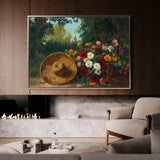 Floral Canvas Wall Art WAD1093-F 90 x 60 cm / Stretched on hidden frame