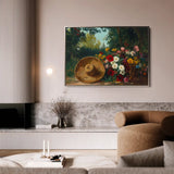 Floral Canvas Wall Art WAD1093-F 90 x 60 cm / Stretched on hidden frame