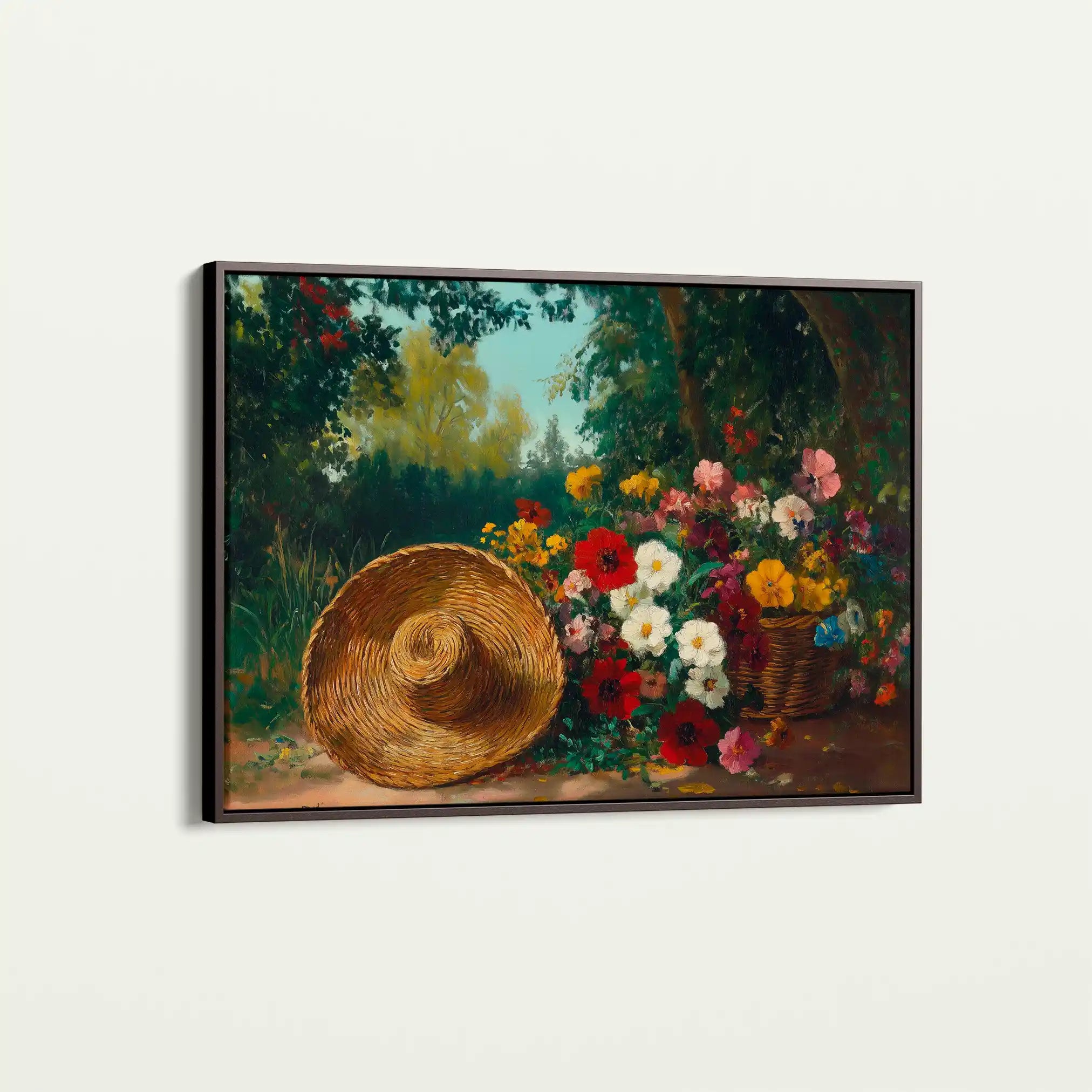 Floral Canvas Wall Art WAD1093-F 90 x 60 cm / Stretched on hidden frame