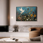 Floral Canvas Wall Art WAD1095-F 90 x 60 cm / Stretched on hidden frame