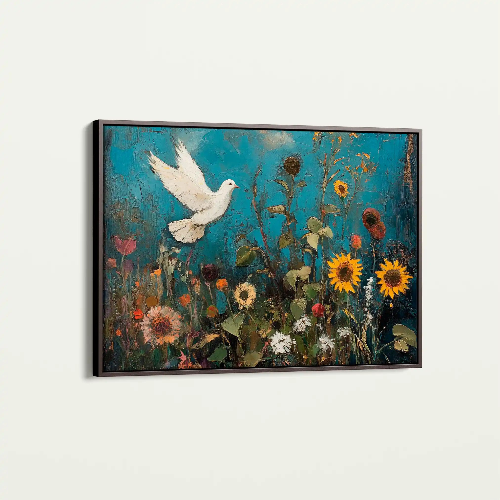 Floral Canvas Wall Art WAD1095-F 90 x 60 cm / Stretched on hidden frame