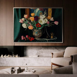 Floral Canvas Wall Art WAD1096-F 90 x 60 cm / Stretched on hidden frame