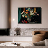 Floral Canvas Wall Art WAD1096-F 90 x 60 cm / Stretched on hidden frame