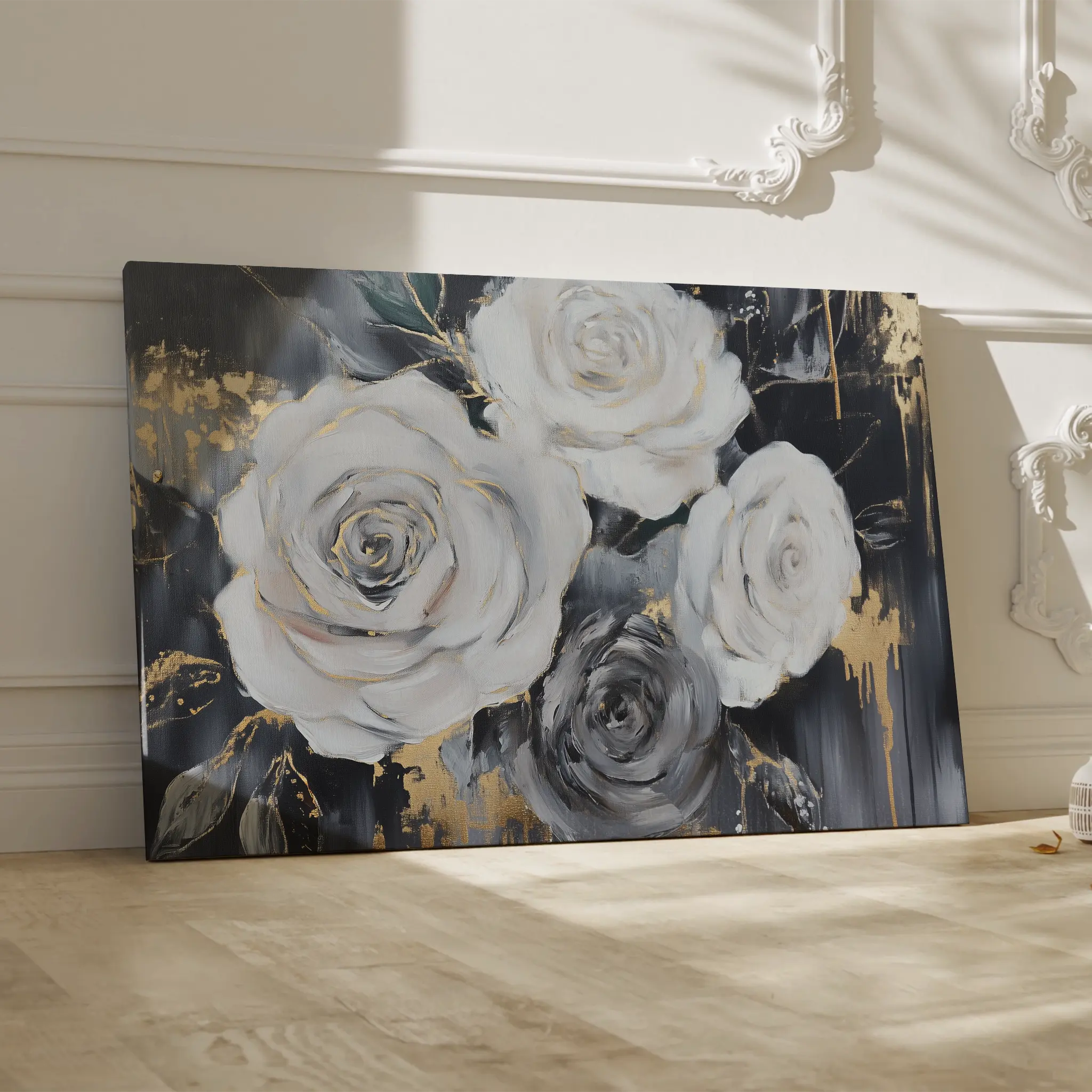 Floral Canvas Wall Art WAD1097-F 90 x 60 cm / Stretched on hidden frame