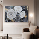 Floral Canvas Wall Art WAD1097-F 90 x 60 cm / Stretched on hidden frame