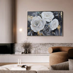 Floral Canvas Wall Art WAD1097-F 90 x 60 cm / Stretched on hidden frame