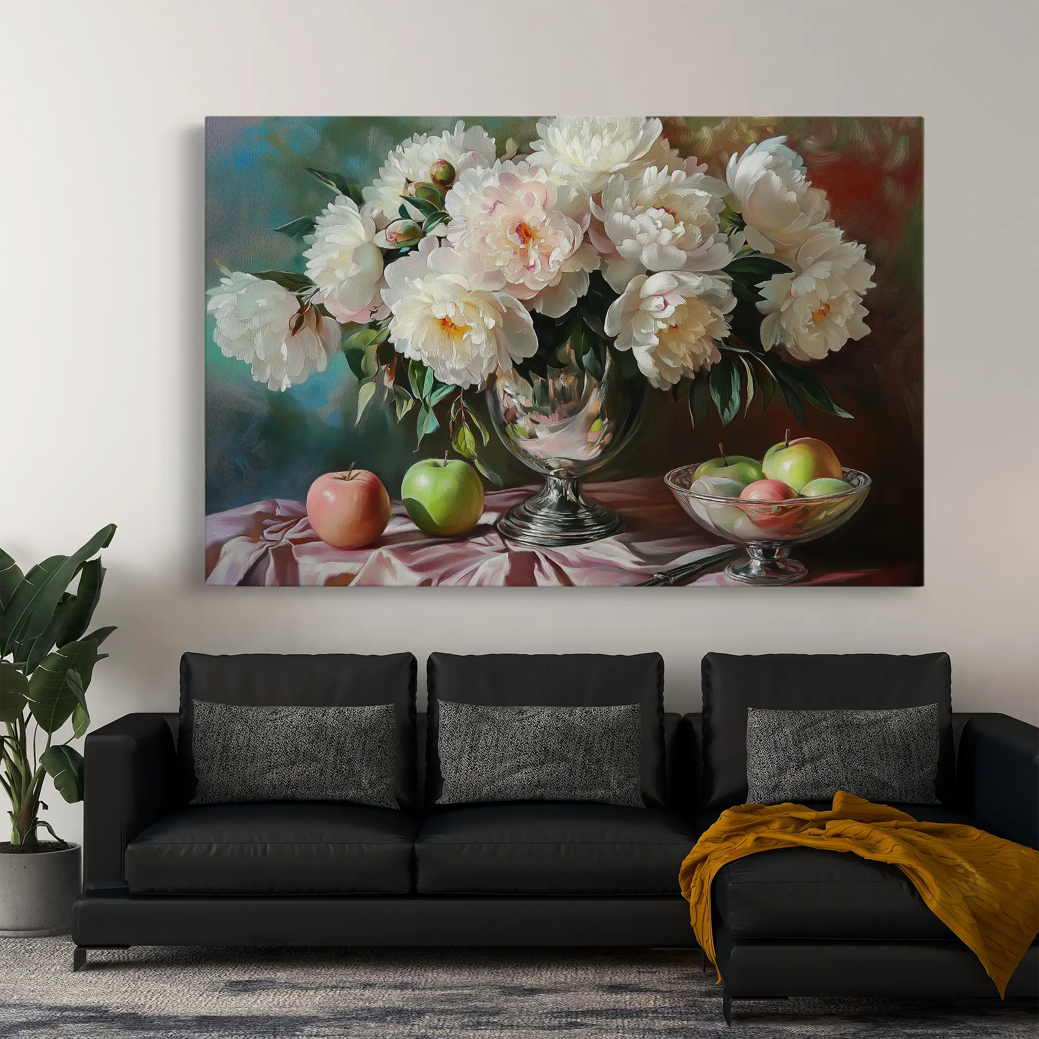 Floral Canvas Wall Art WAD1099-F 90 x 60 cm / Stretched on hidden frame