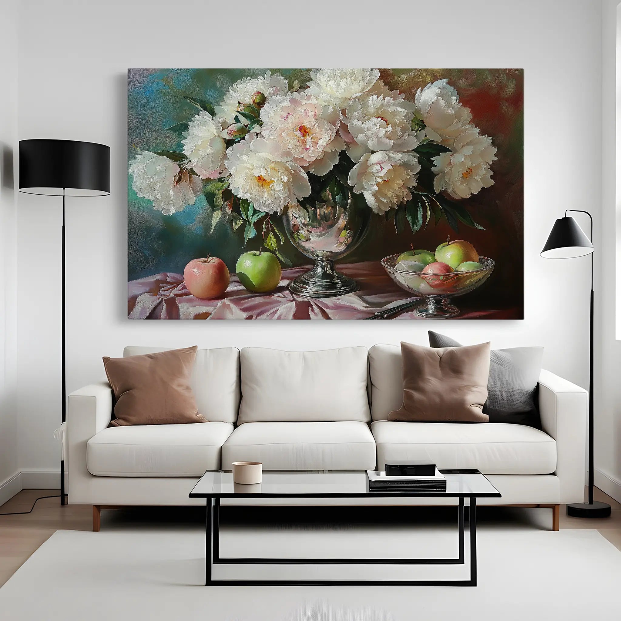 Floral Canvas Wall Art WAD1099-F 90 x 60 cm / Stretched on hidden frame