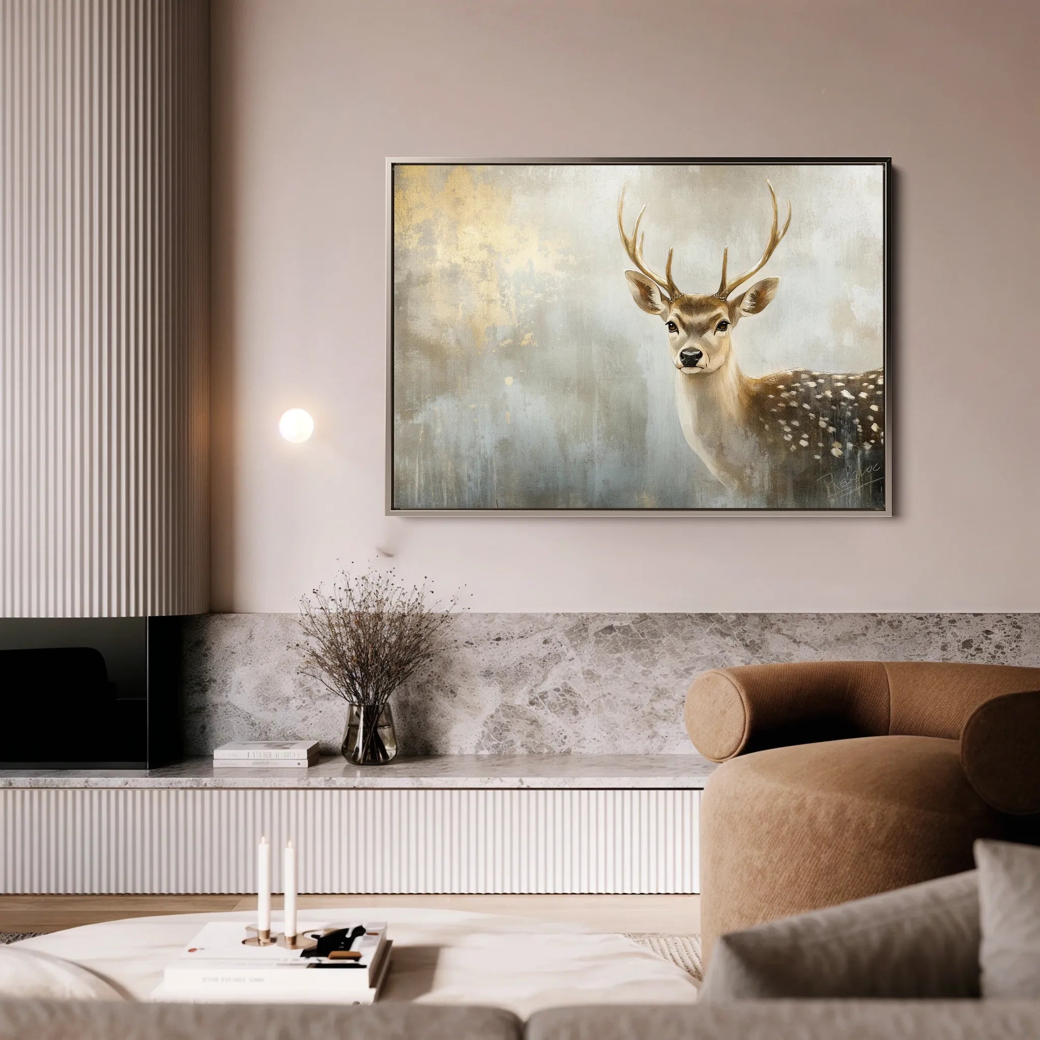 Animals Canvas Wall Art WAD110-AN 90 x 60 cm / Stretched on hidden frame