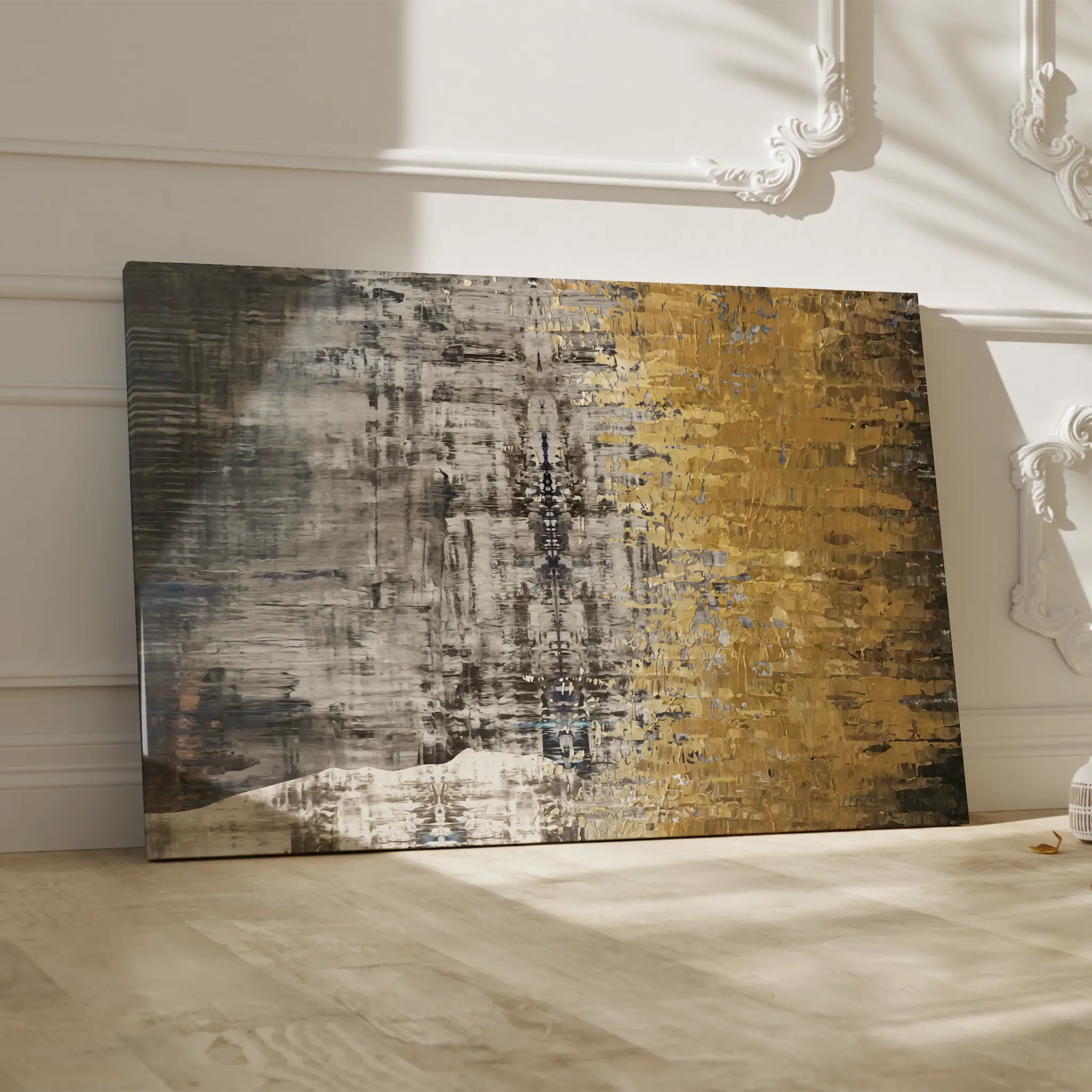 Abstract Canvas Wall Art WAD110-A 90 x 60 cm / Stretched on hidden frame