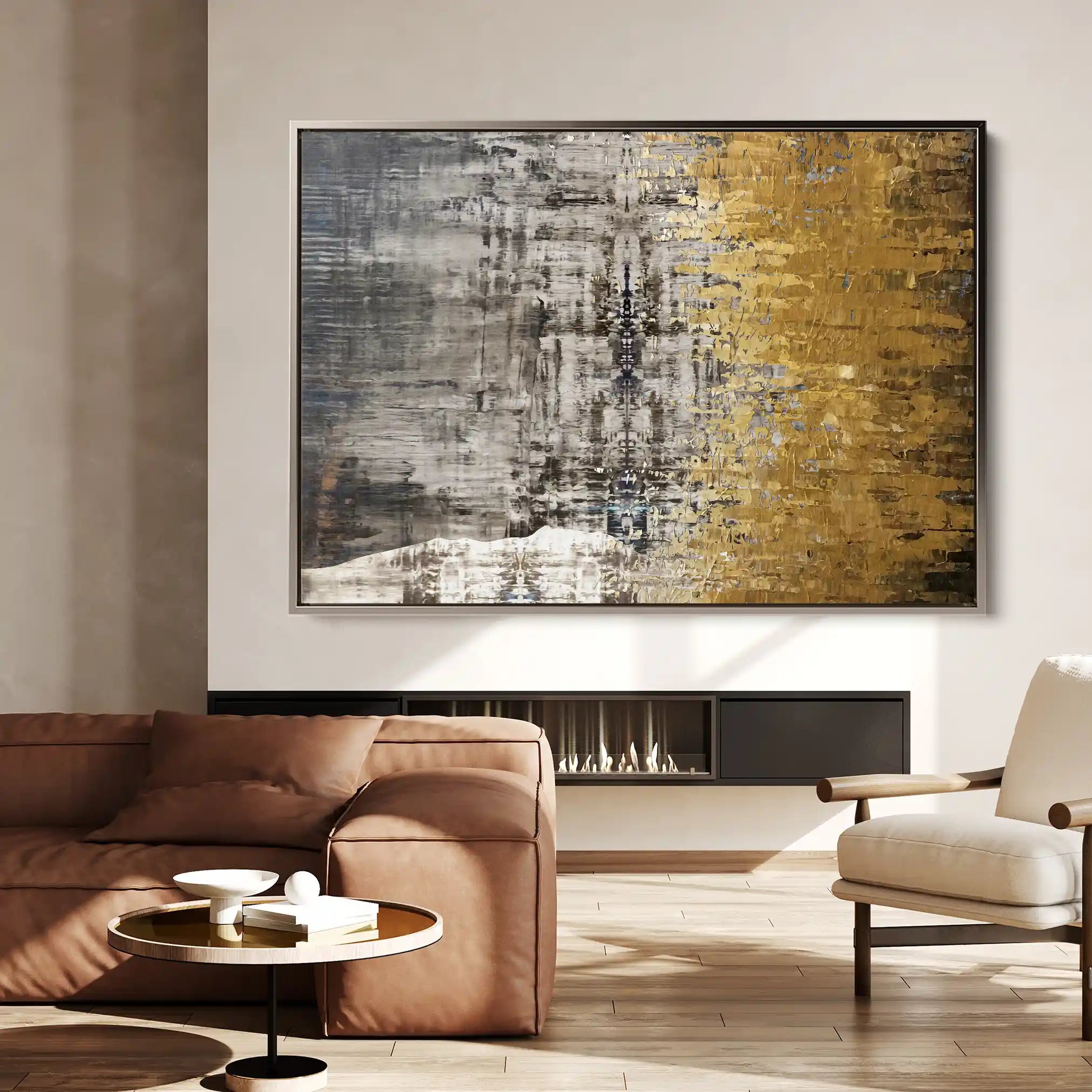 Abstract 110 Canvas Art 60 x 40 cm / Stretched on hidden frame