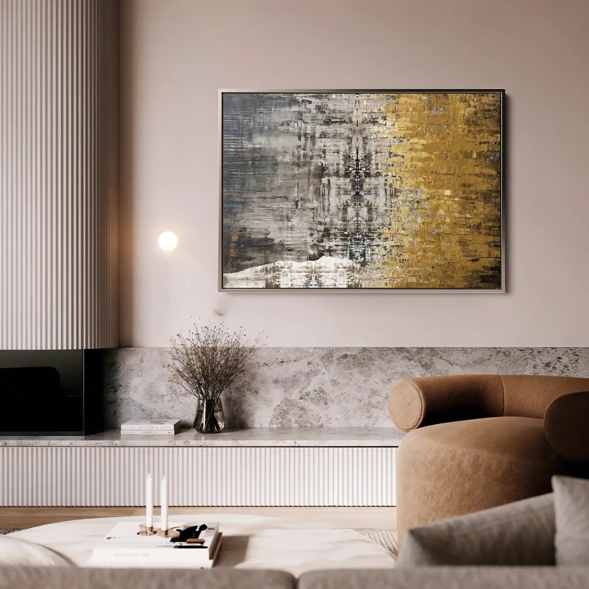 Abstract 110 Canvas Art 60 x 40 cm / Stretched on hidden frame