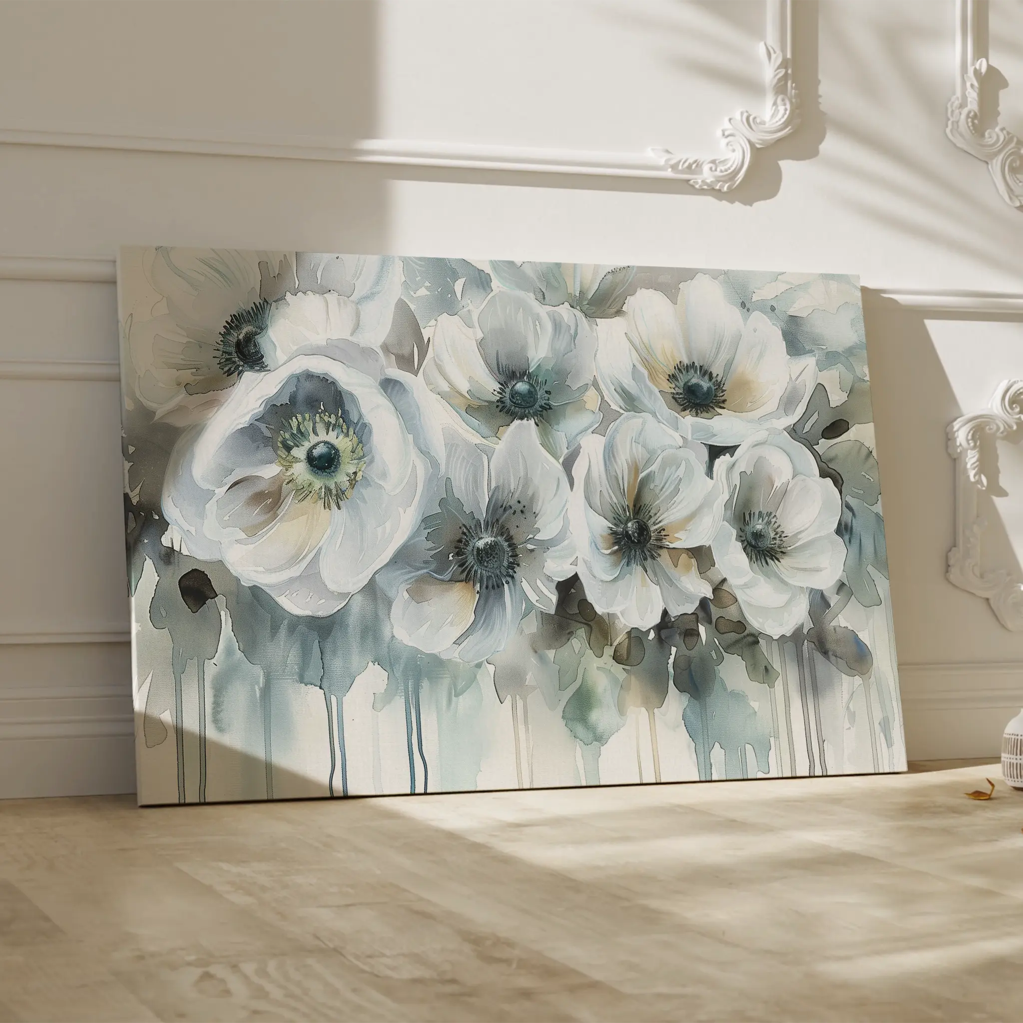 Floral Canvas Wall Art WAD110-F 90 x 60 cm / Stretched on hidden frame