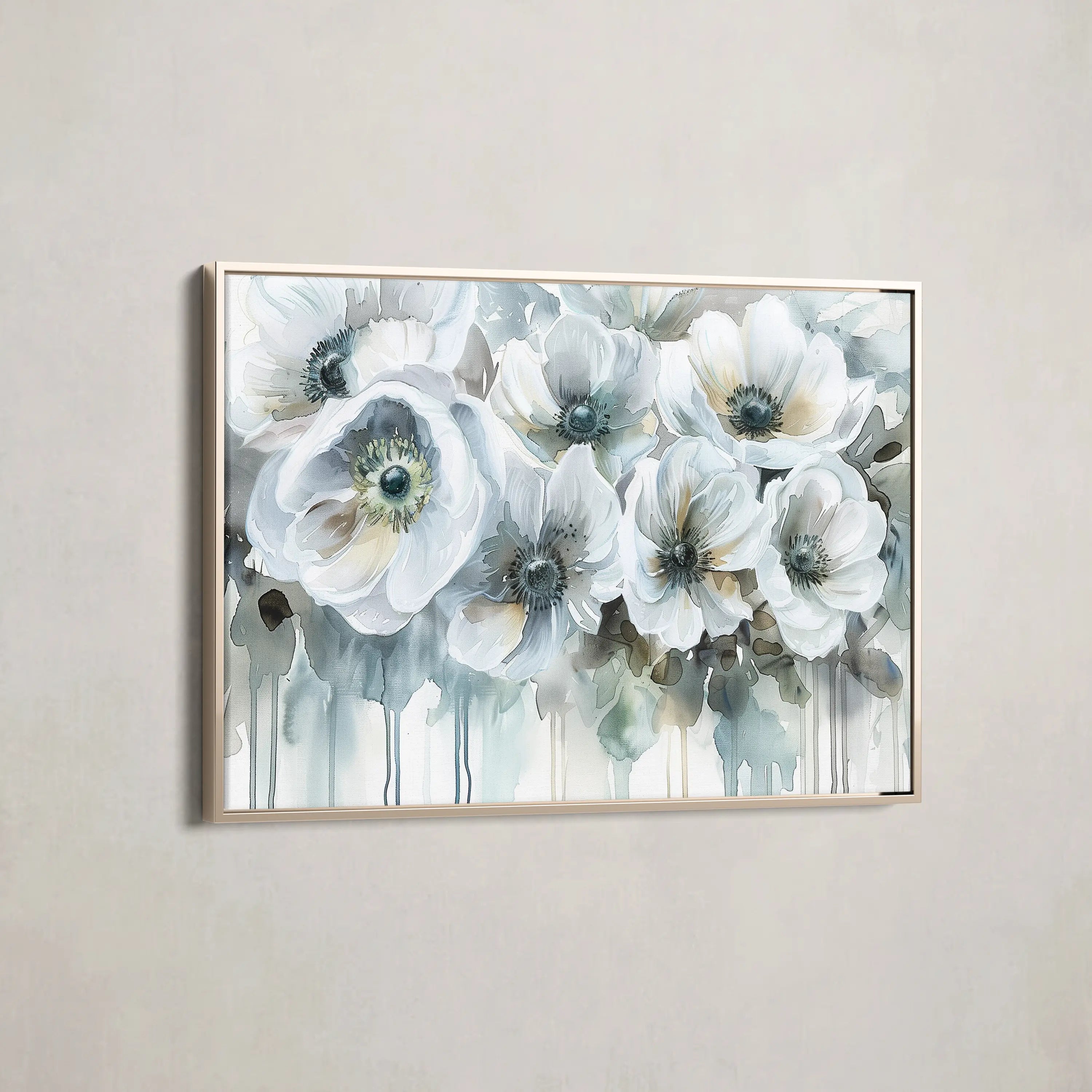 Floral Canvas Wall Art WAD110-F 90 x 60 cm / Stretched on hidden frame