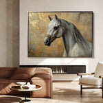 Horses 110 Canvas Art 90 x 60 cm / Stretched on hidden frame