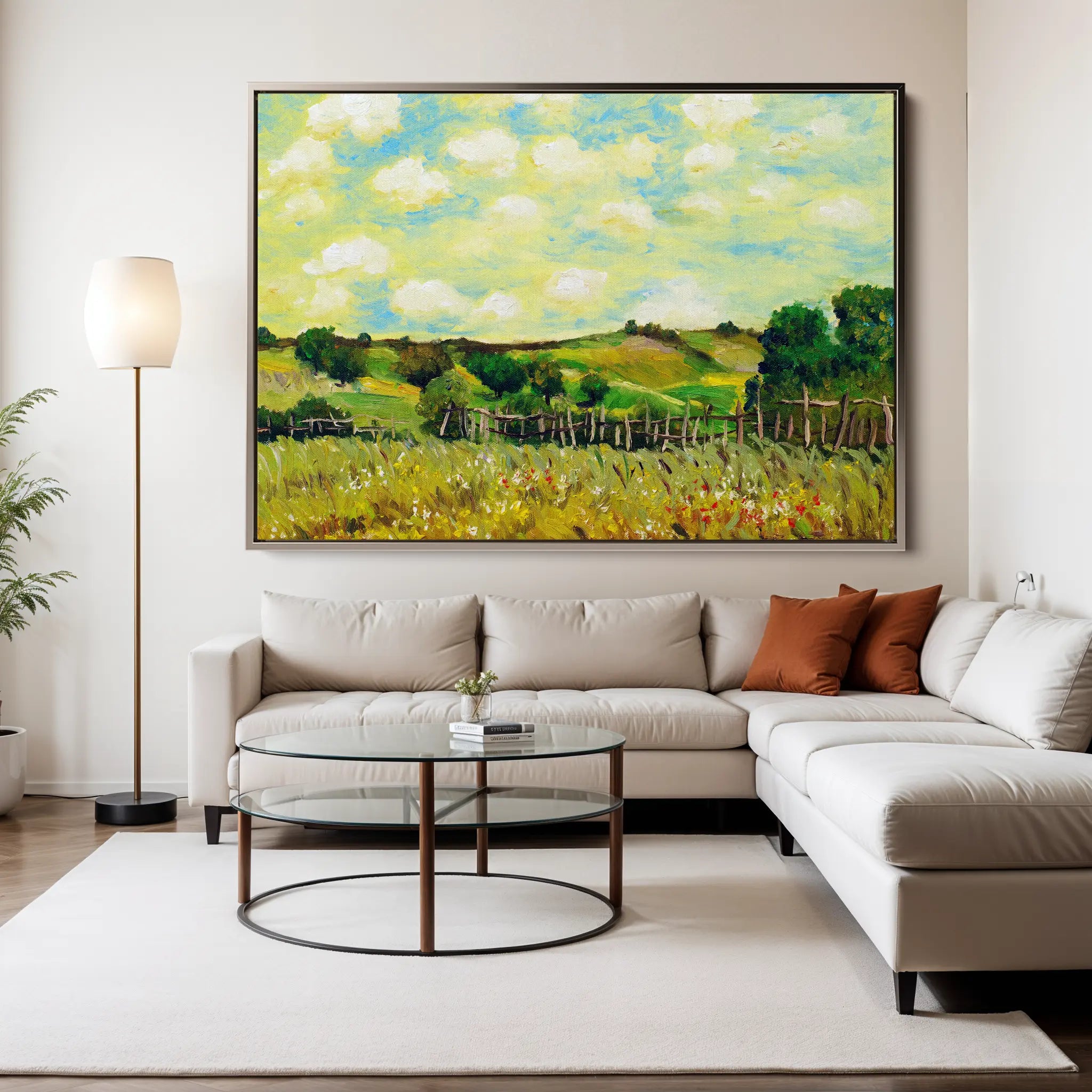 Landscape Canvas Wall Art WAD110-L 90 x 60 cm / Stretched on hidden frame