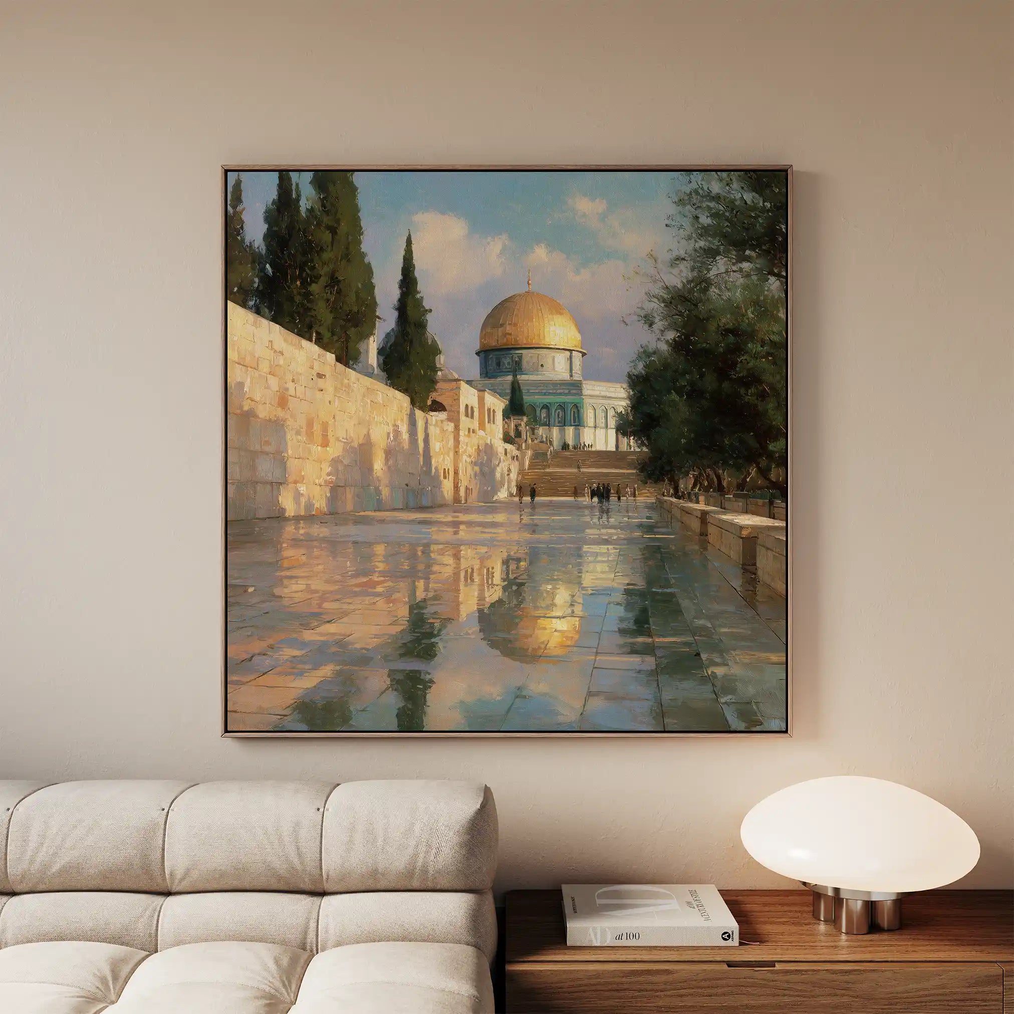 Palestine 110 Canvas Art 60 x 60 cm / Stretched on hidden frame