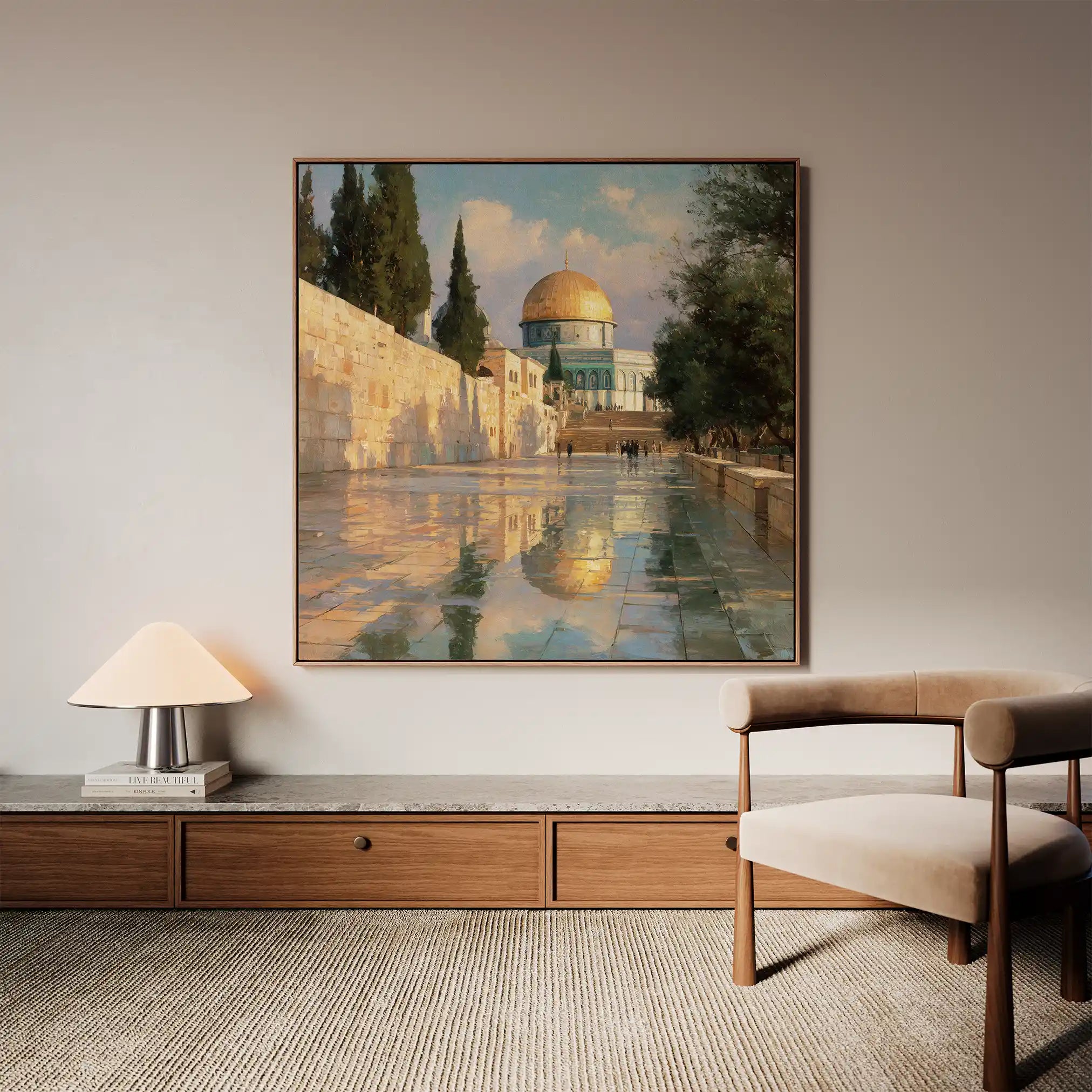 Palestine 110 Canvas Art 60 x 60 cm / Stretched on hidden frame