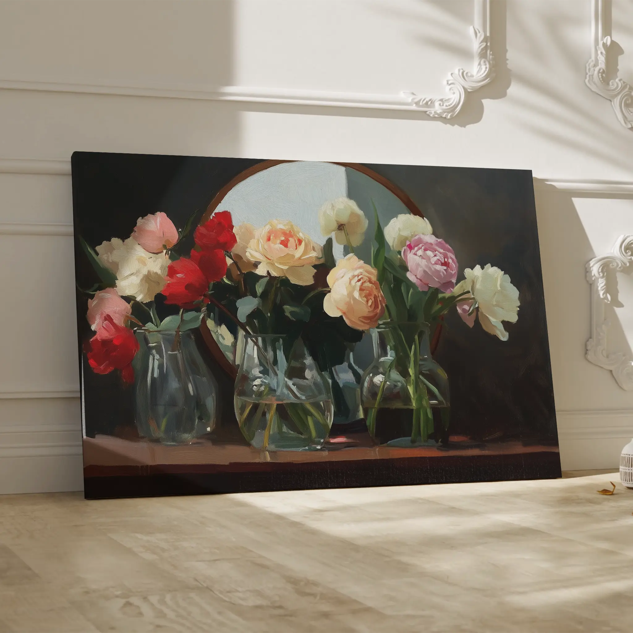 Floral Canvas Wall Art WAD1100-F 90 x 60 cm / Stretched on hidden frame