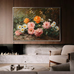 Floral Canvas Wall Art WAD1103-F 90 x 60 cm / Stretched on hidden frame