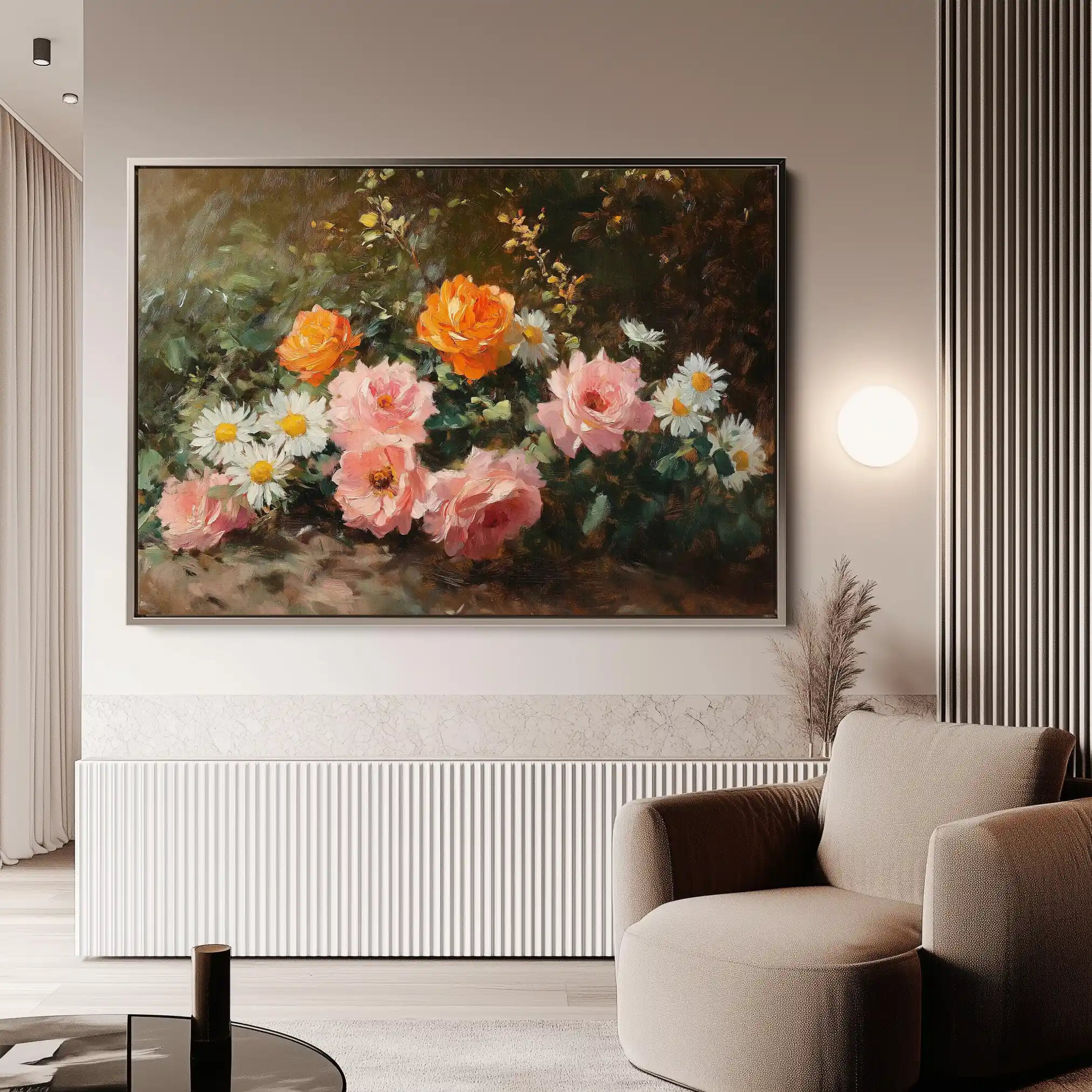 Floral Canvas Wall Art WAD1103-F 90 x 60 cm / Stretched on hidden frame