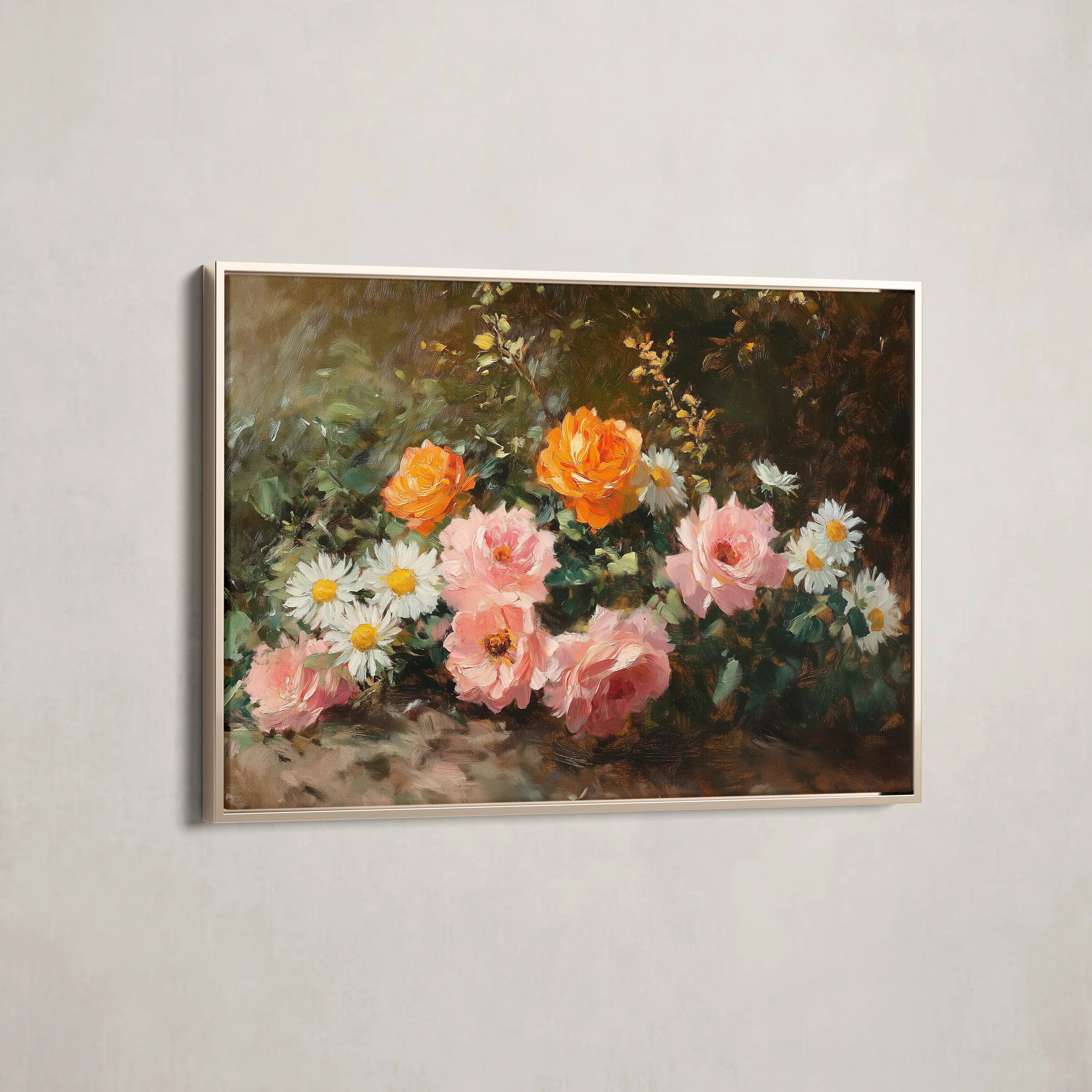 Floral Canvas Wall Art WAD1103-F 90 x 60 cm / Stretched on hidden frame