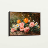 Floral Canvas Wall Art WAD1103-F 90 x 60 cm / Stretched on hidden frame