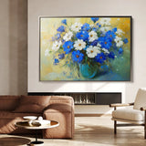 Floral Canvas Wall Art WAD1104-F 90 x 60 cm / Stretched on hidden frame