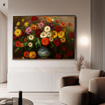 Floral Canvas Wall Art WAD1105-F 90 x 60 cm / Stretched on hidden frame