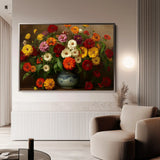 Floral Canvas Wall Art WAD1105-F 90 x 60 cm / Stretched on hidden frame