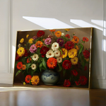 Floral Canvas Wall Art WAD1105-F 90 x 60 cm / Stretched on hidden frame