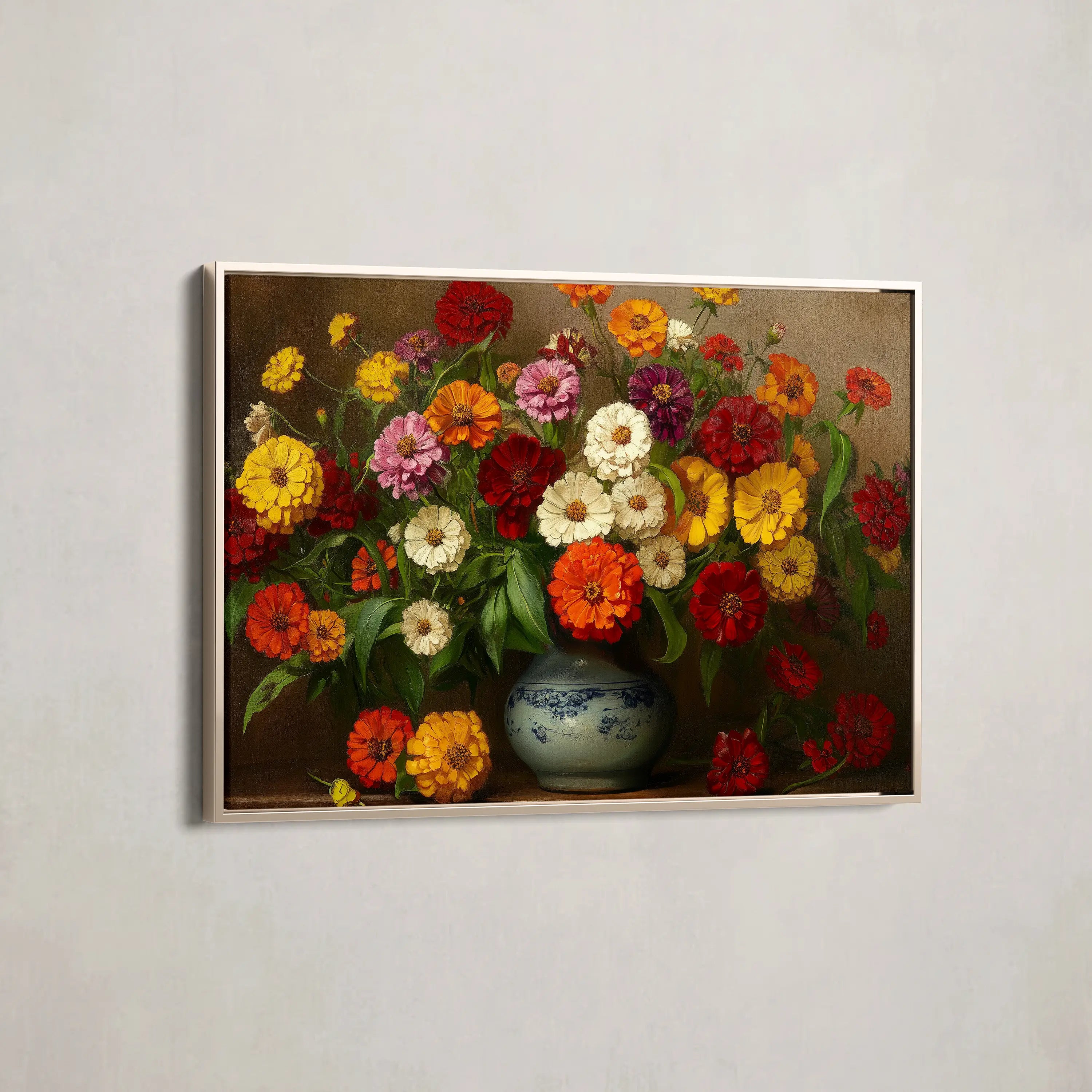 Floral Canvas Wall Art WAD1105-F 90 x 60 cm / Stretched on hidden frame