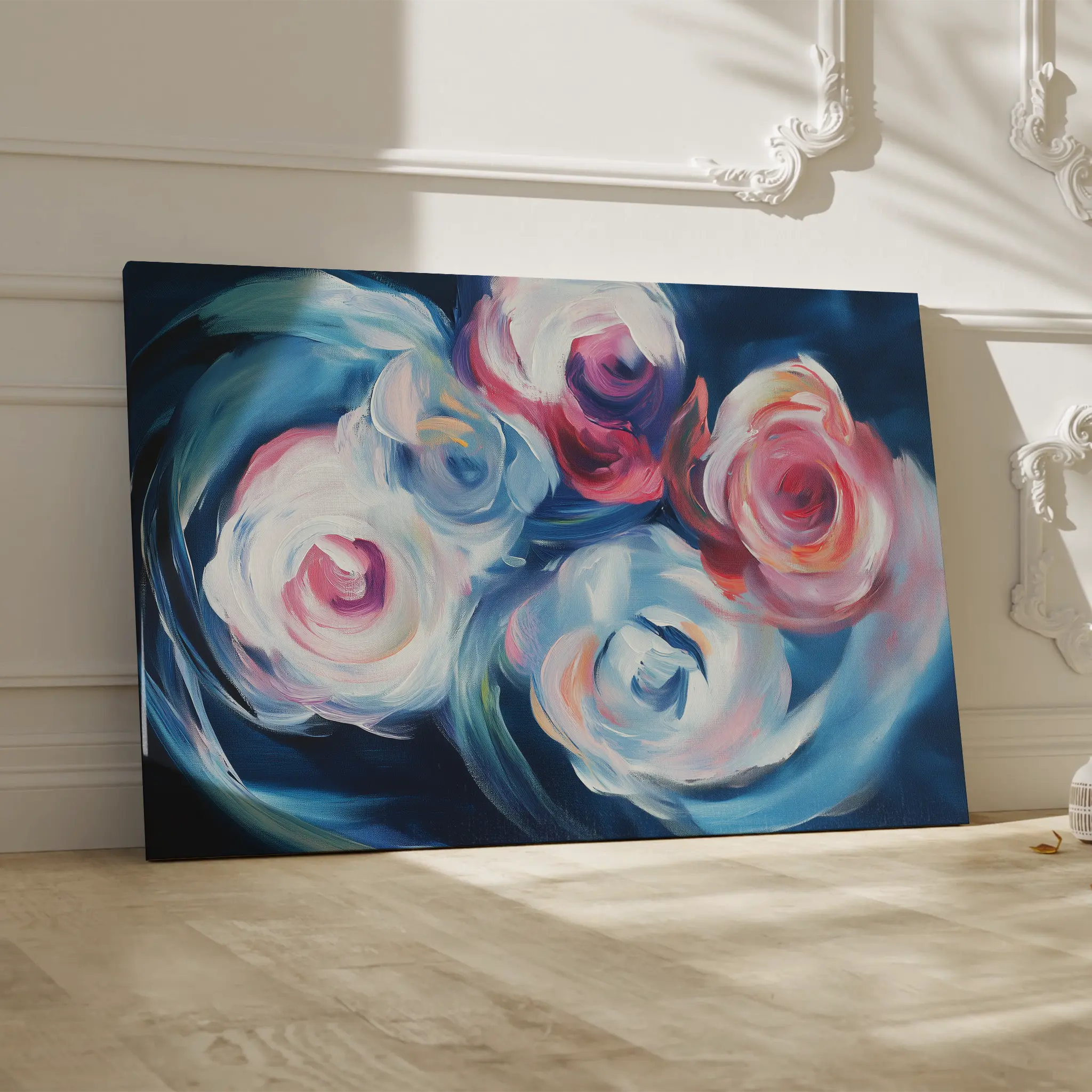 Floral Canvas Wall Art WAD1106-F 90 x 60 cm / Stretched on hidden frame