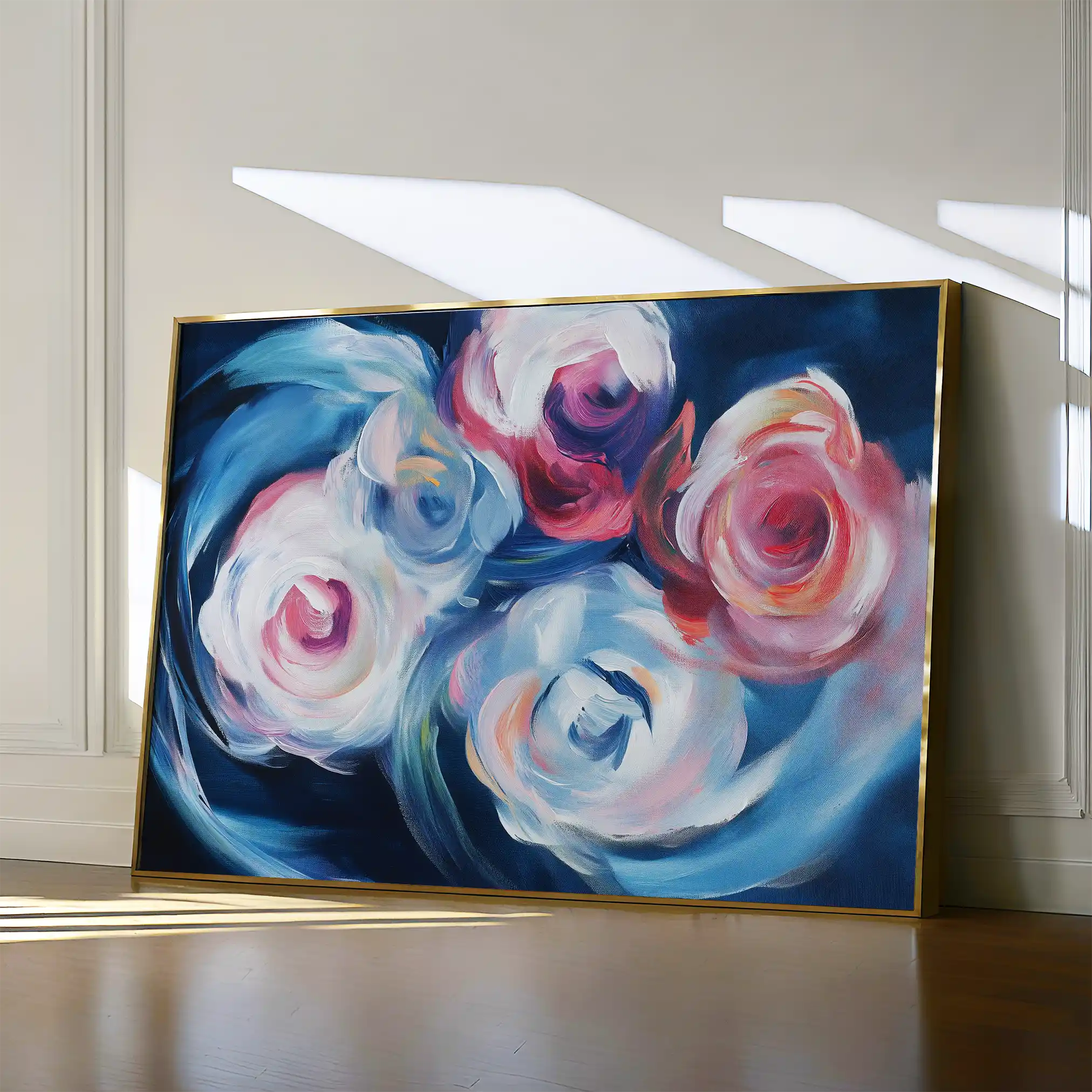 Floral Canvas Wall Art WAD1106-F 90 x 60 cm / Stretched on hidden frame