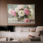 Floral Canvas Wall Art WAD1107-F 90 x 60 cm / Stretched on hidden frame