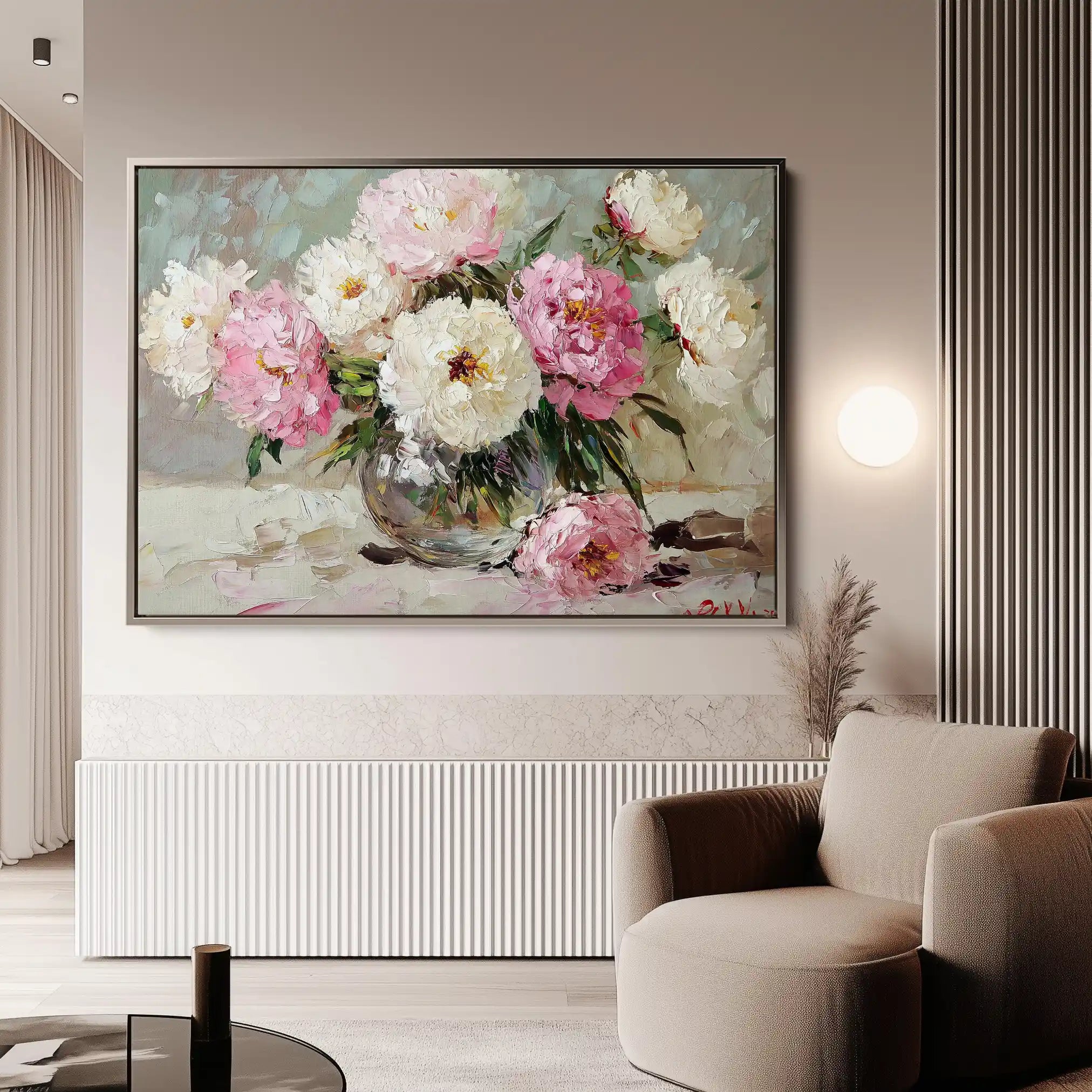 Floral Canvas Wall Art WAD1107-F 90 x 60 cm / Stretched on hidden frame