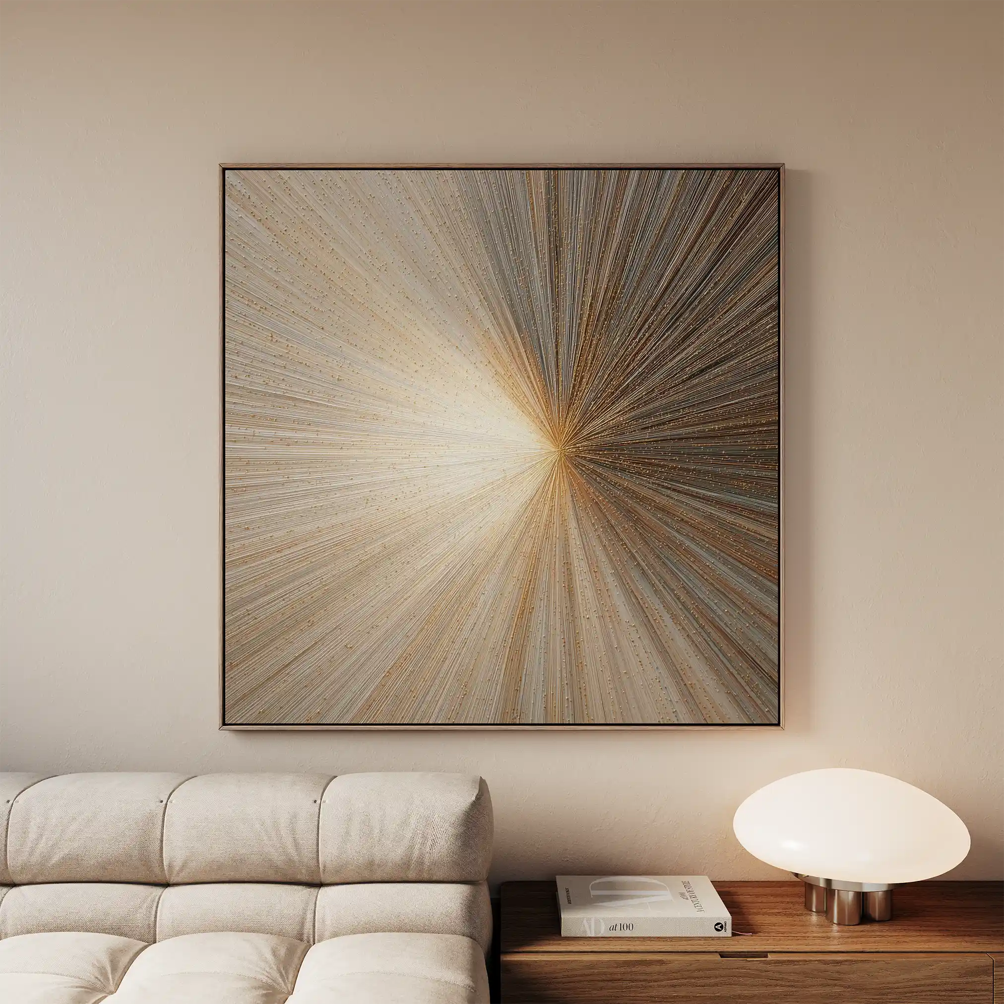 Abstract 1108 Canvas Art 60 x 60 cm / Stretched on hidden frame