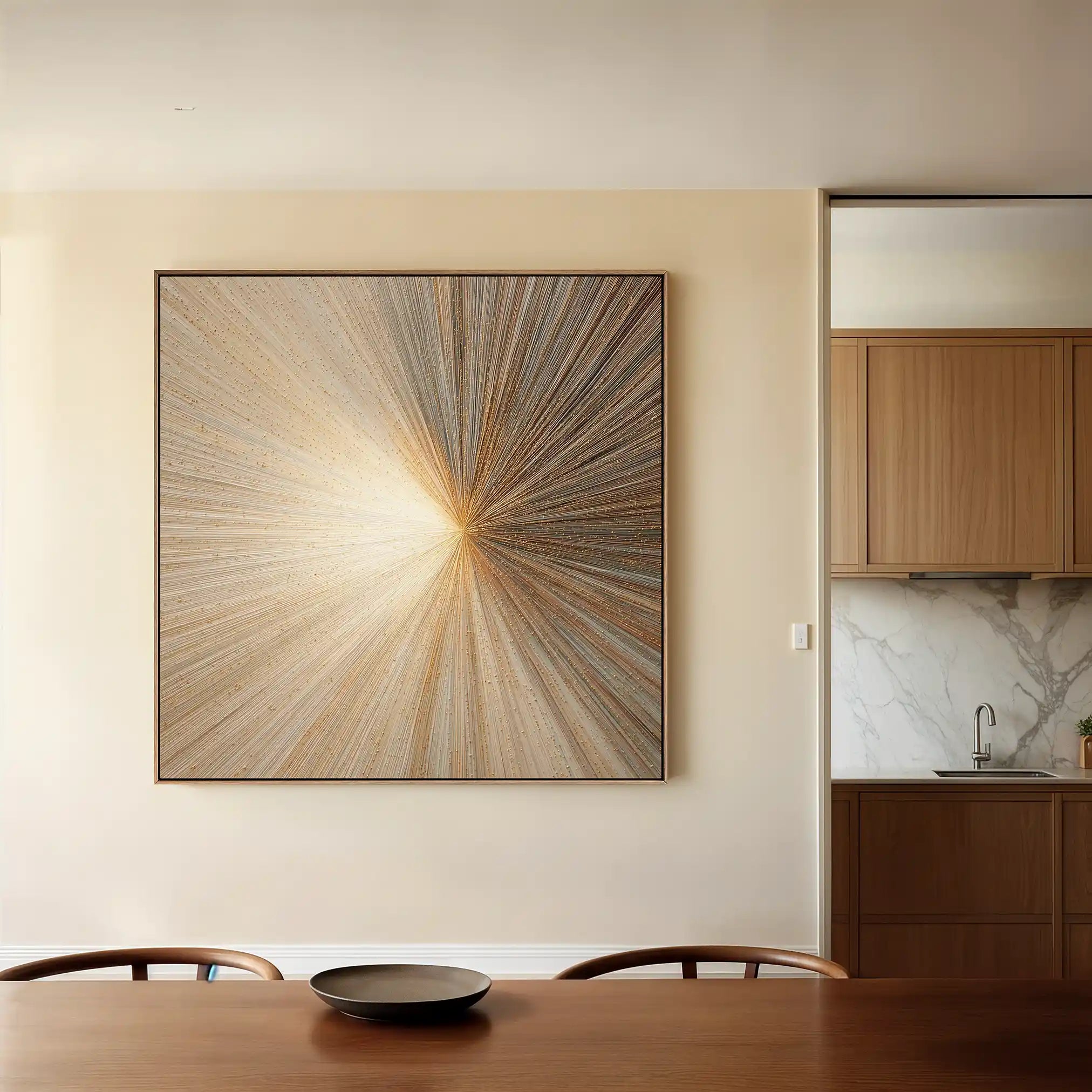 Abstract 1108 Canvas Art 60 x 60 cm / Stretched on hidden frame