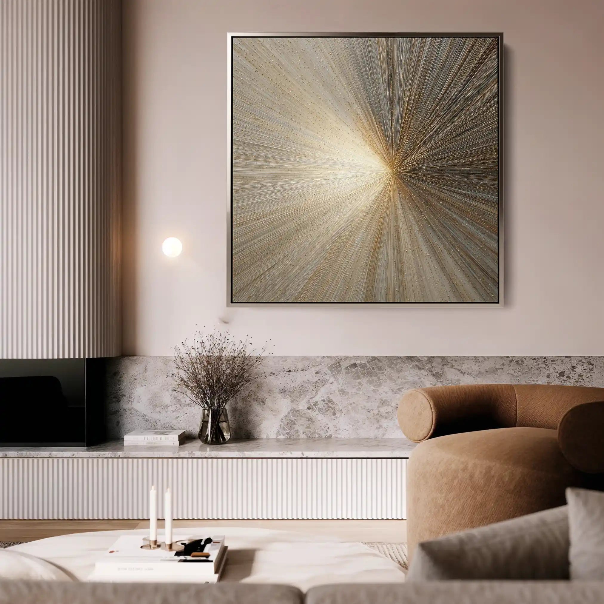 Abstract 1108 Canvas Art 60 x 60 cm / Stretched on hidden frame