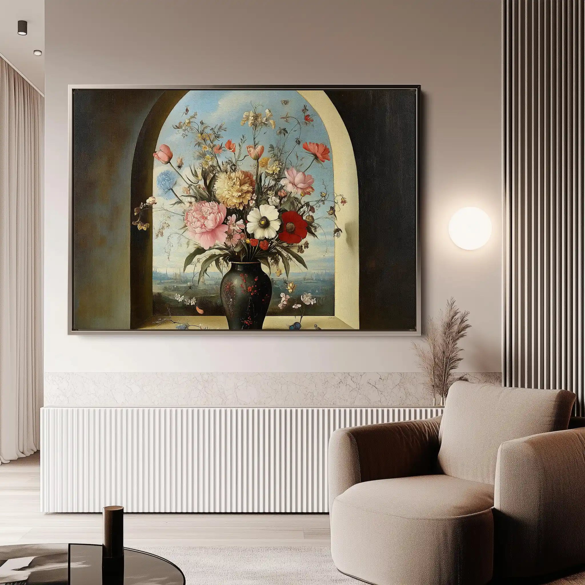 Floral Canvas Wall Art WAD1108-F 90 x 60 cm / Stretched on hidden frame