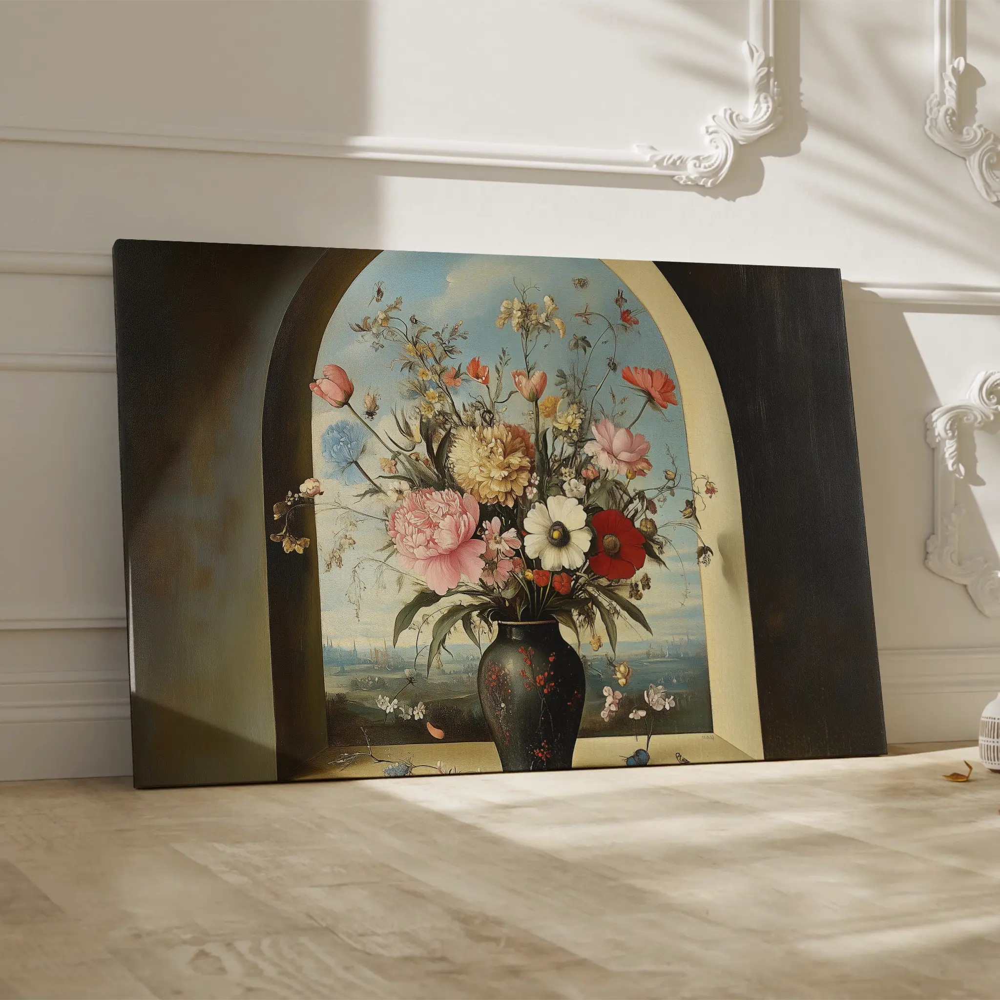 Floral Canvas Wall Art WAD1108-F 90 x 60 cm / Stretched on hidden frame