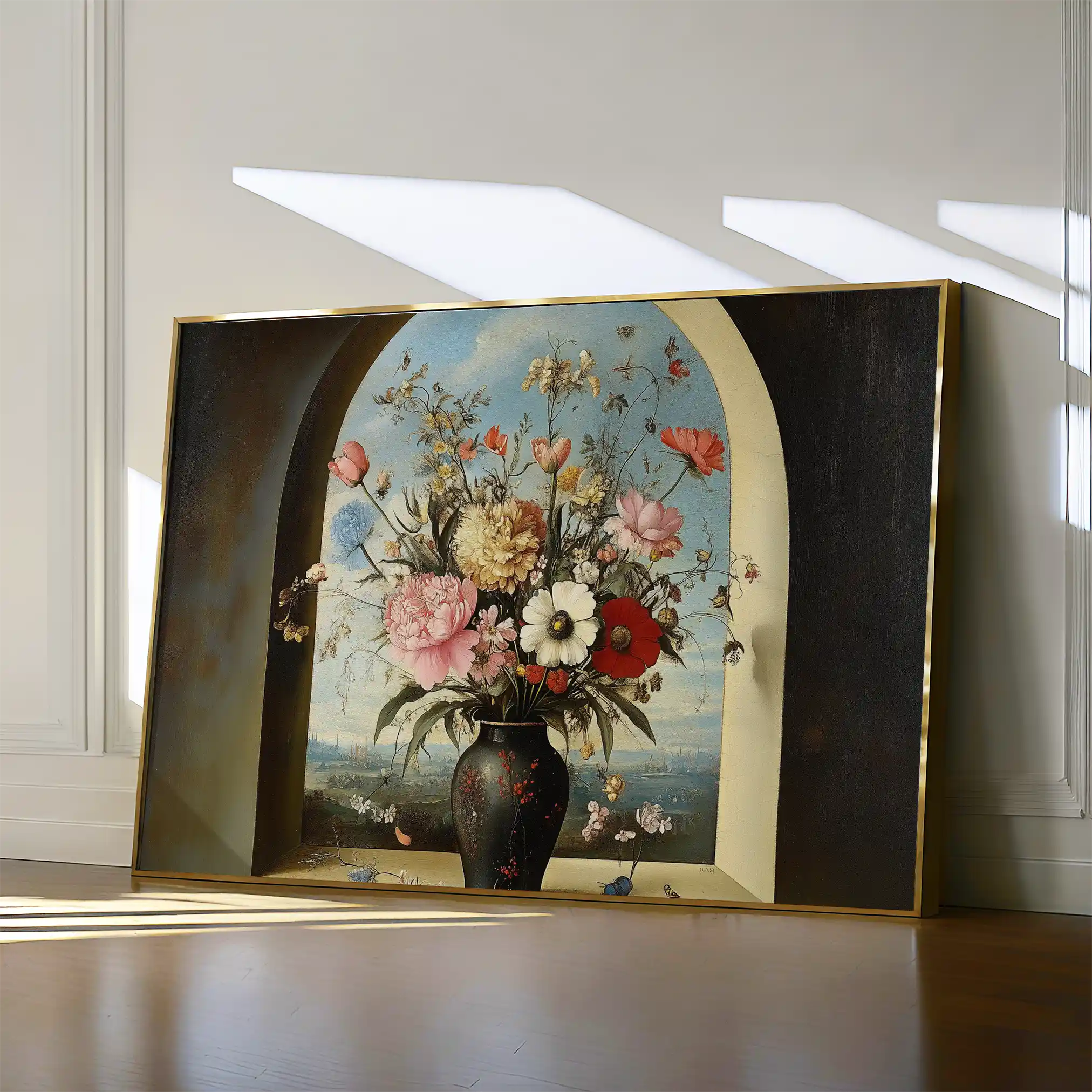 Floral Canvas Wall Art WAD1108-F 90 x 60 cm / Stretched on hidden frame