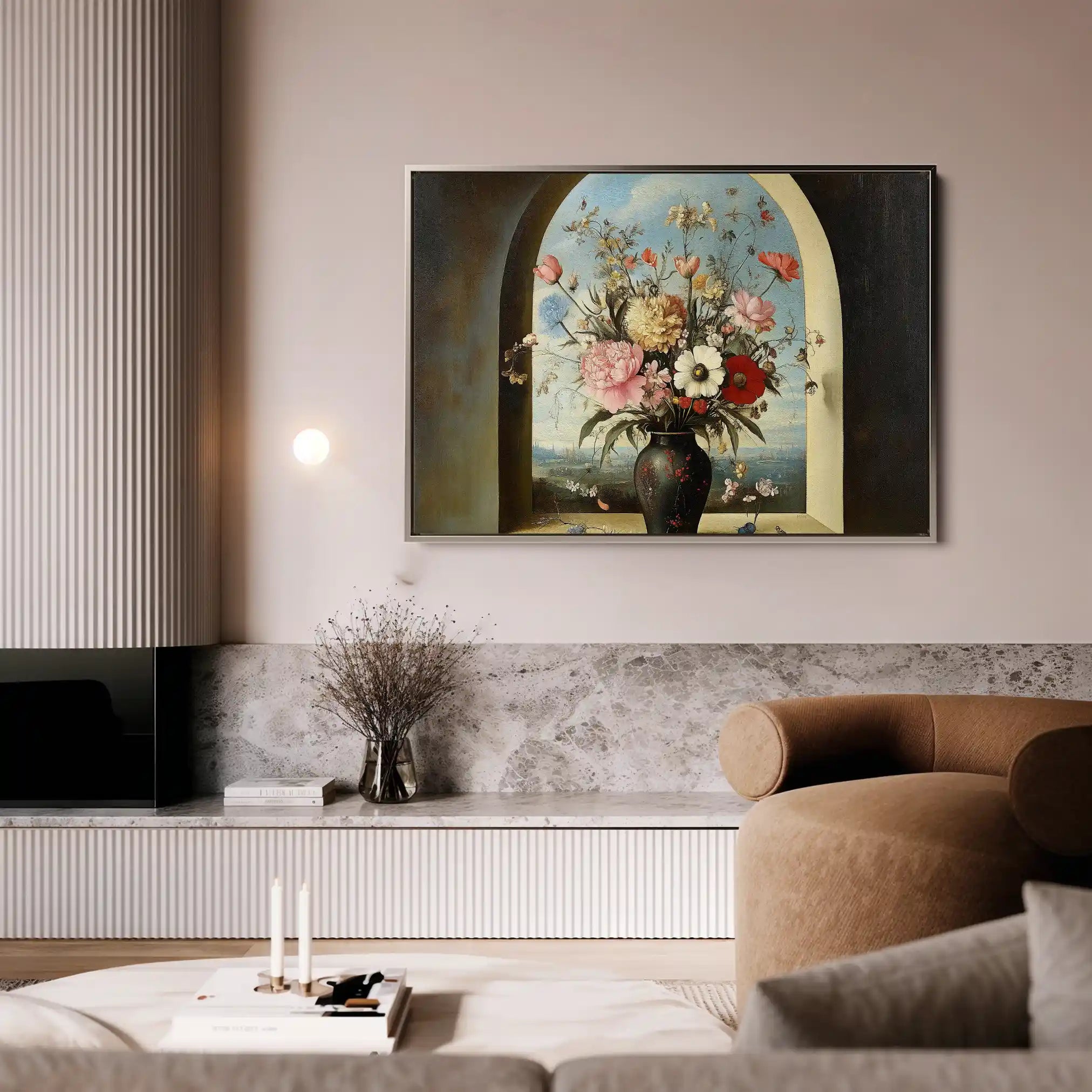 Floral Canvas Wall Art WAD1108-F 90 x 60 cm / Stretched on hidden frame