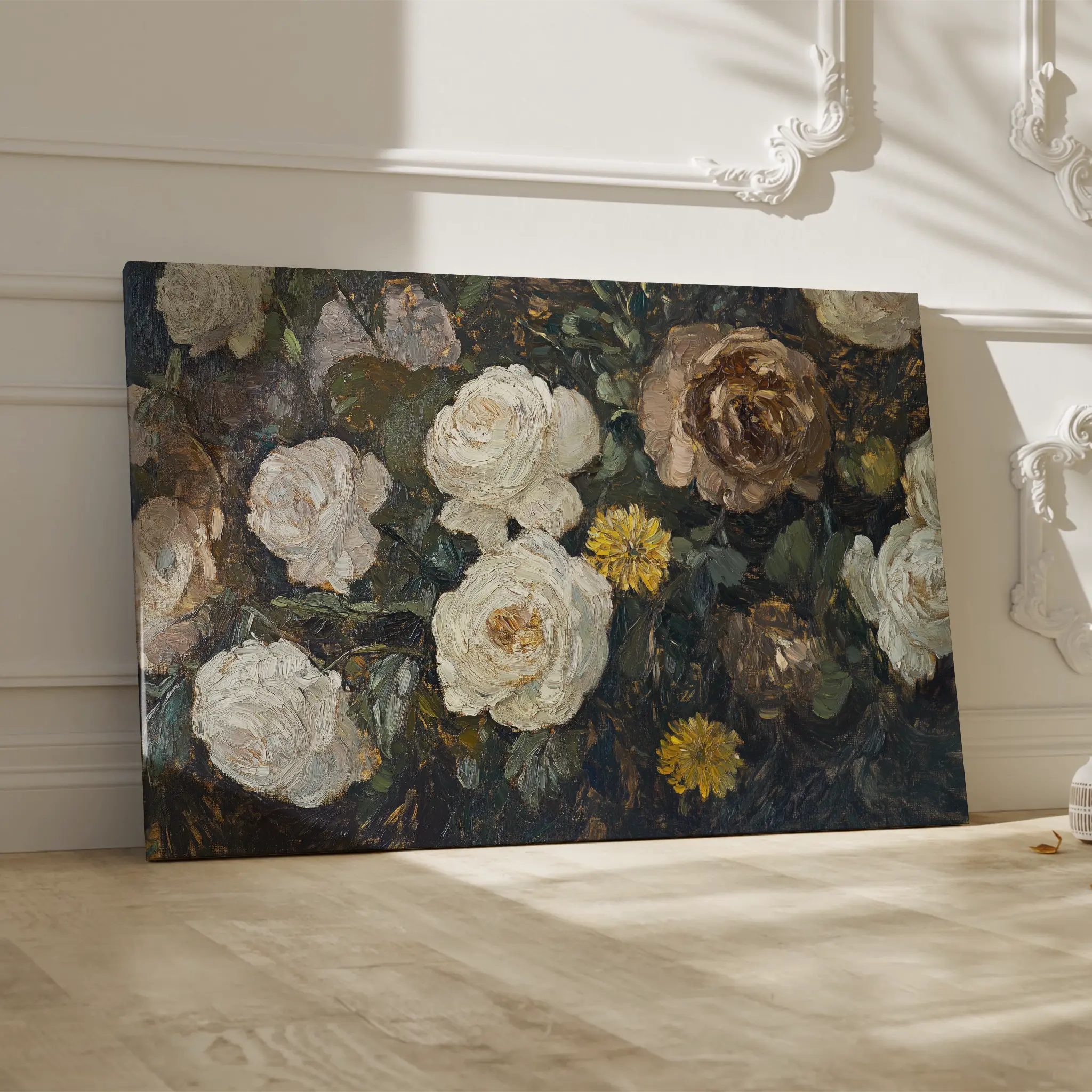 Floral Canvas Wall Art WAD1109-F 90 x 60 cm / Stretched on hidden frame